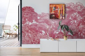 Tapet Bellewood, Crimson Toile, Rebel Walls