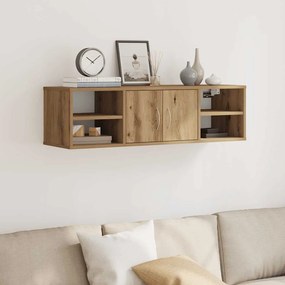 vidaXL Dulap de perete, stejar artizanal, 101x30x29 cm, lemn prelucrat