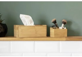 WENKO 23925100 - Dispenser pentru șervețele TERRA 25x13 cm maro