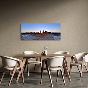 Tablou cu scenerie de nisip (120x50 cm)