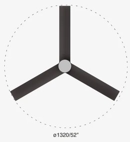 Ventilator LED dimabil FARO 34291-1TW CRUISER LED/20W/230V 2700/4000/6500K + telecomandă