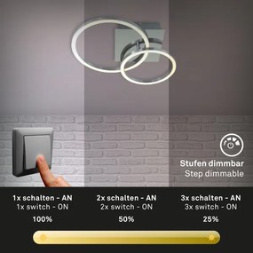 Plafonieră LED dimabilă FRAMES LED/16W/230V Briloner 3110-018