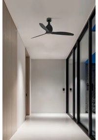 Ventilator de tavan FARO 32030 MINI ETERFAN negru + telecomandă