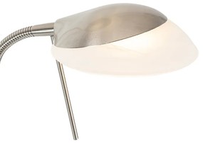 Lampă de podea din oțel cu LED și dimmer cu lampă de citit - Empoli