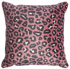 Perna decorativa, Mistral, Velvet Jaguar Small Blush, 45 x 45 cm, poliester, multicolor