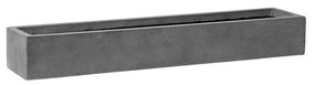 Ghiveci Balcony Slim Low, culoare gri, dimensiuni multiple - PotteryPots mărimea: XL - 80 x 15 x 9,5 cm