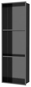 Raft încastrat POLYSAN 1301-27B Inserta, 27 x 81 cm, oțel inoxidabil, antracit