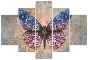 Tablou - Fluture steampunk (150x105 cm)