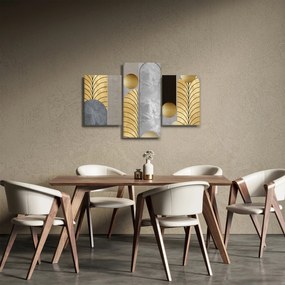 Tablou - Decorațiuni de aur (90x60 cm)