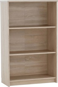 Biblioteca JOHAN 2 NEW 03, stejar sonoma, PAL melaminat, 73x34x116 cm
