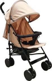 Carucior sport tip umbrela Baby Care™ PRO 818B, Spatar reglabil in 7 trepte, Pozitie somn, Amortizoare, Frana picior, Pliabil, Beige