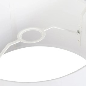 Abajur din in alb 35/30/20