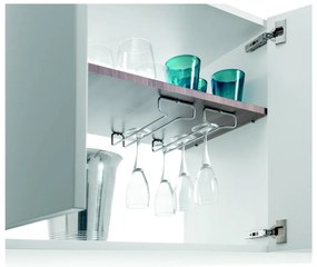 Set 2 suporturi pentru agățat pahare Metaltex