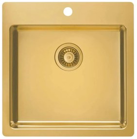 Chiuvetă de bucătărie ALVEUS 1107052 PURE 52,5x51,5 cm bronz