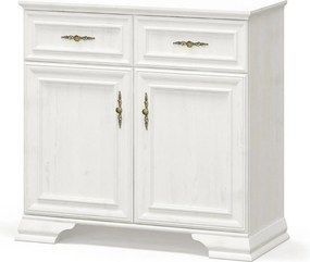 Comoda pin alb anderson IRYS, PAL laminat, 93x39x89 cm