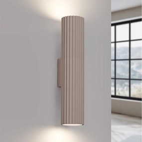Brilagi - Aplica de perete LED CRESTO, 2xGU10/10W/230V, 30 cm, taupe