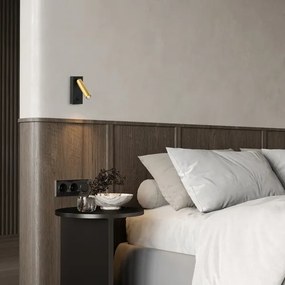 Spot LED de perete Brilagi MAYA 1xG9/7W/230V negru/auriu