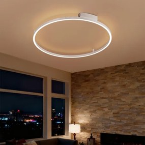 Brilagi - Corp de iluminat LED reglabil PORTOFINO LED/60W/230V Ø 80 cm alb + telecomandă