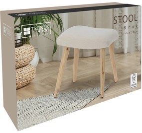 Scaun Bouclé, alb