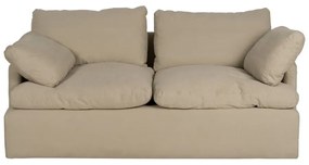 Canapea bej cu tapițerie din in 180 cm – Ixia