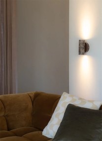 Aplica din marmura cu iluminat sus si jos Tivoli maro