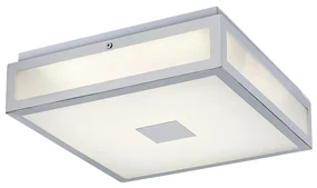 Plafoniera LED baie IP44 Zoya crom-alb 30x30cm