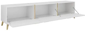 Masă TV Rostasi 3D (cashmir lucios + auriu). Promo -17%. 1122927