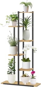 Suport pentru flori – etajeră modernă cu 6 rafturi, 113x60x20 cm