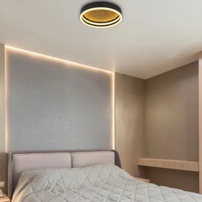 Plafonieră LED HEDI LED/24W/230V d. 30 cm neagră Globo 48460-24