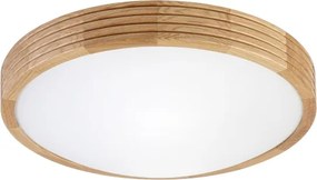 Brilagi - Plafonieră LED CARVALHO MODERN SLIM 2xE27/60W/230V Ø 37,5 cm stejar