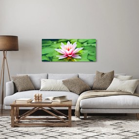 Tablou - Nuferi pe apă (120x50 cm)