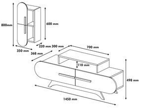 Mobilier living Roma (Nuc + Crem). 1071871