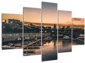 Tablou - orașul port (150x105 cm)