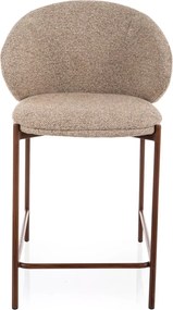 Scaun de bar KIOTO, nuc/bej