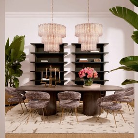 Masa dining deosebita design LUX Glenmont 300x120cm