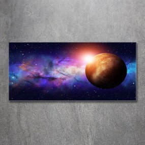 Pictura pe sticlă acrilică Nebuloasă