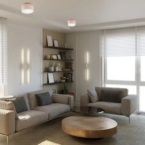 Plafonieră BELLADONNA Brilagi 1xE27/15W/230V d. 30 cm bej/stejar