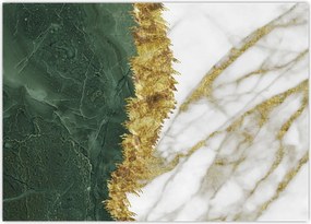 Tablou - Marmură verde N⁰1 (70x50 cm)