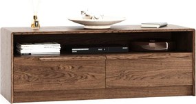 Comodă TV lemn masiv Bordo, 140 × 48 × 51 cm
