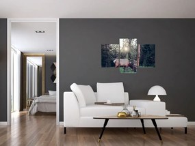 Tablou - Elan în poiană (90x60 cm)