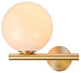 Aplica de perete design modern Cingea auriu mat
