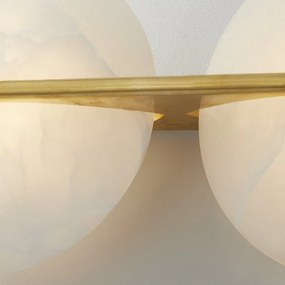 Aplica de perete LUX, Ambientala, Otel, Alabastru, Asteria 418-21-VB-CE HVL
