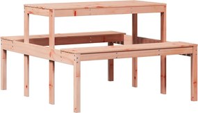 vidaXL Masă de picnic, 110x134x75 cm, lemn masiv douglas