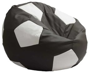 Fotoliu Minge Telstar XXL, Material Piele ecologica - Dark Grey