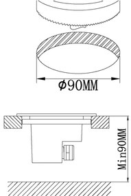 Corp de iluminat LED pentru căi de acces Eglo 93482 LAMEDO LED/2,5W/230V IP65