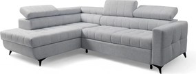 Colțar extensibil Nardo L stânga - chenille gri deschis Vibe 85