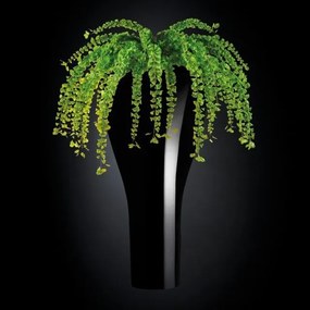 Aranjament floral elegant, design LUX TORONTO IN SHINY VASE, negru 160cm 1141236.96