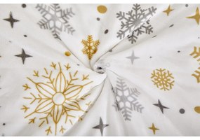 Lenjerie de pat crem din micropluș pentru pat de o persoană 140x200 cm Magic – My House