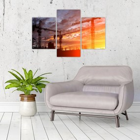 Tablou - Șantier de construcții (90x60 cm)