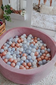 Tobogan cu piscina cu bile Blush 110x30 cm